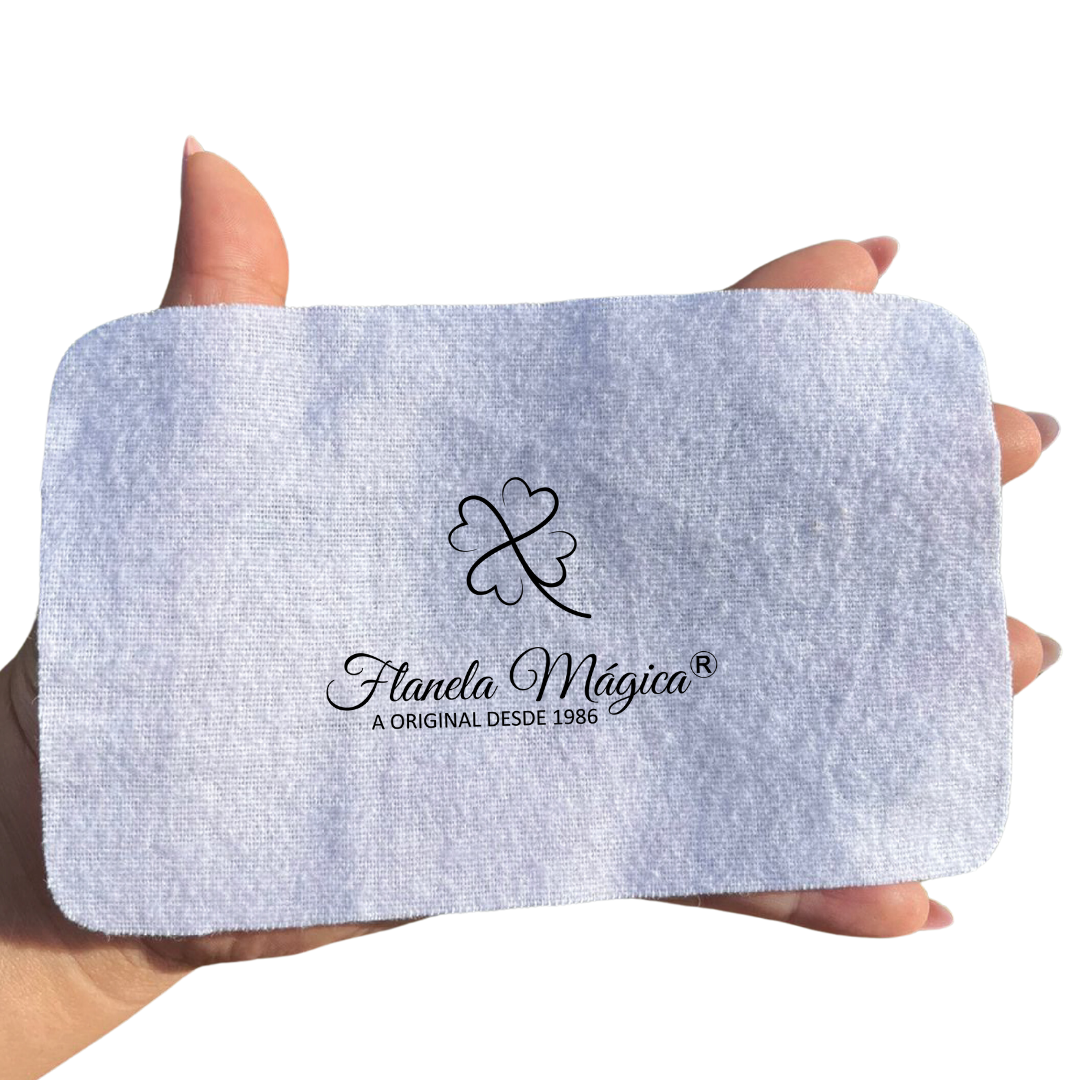1000 unidades com Logo da Flanela Mágica® | Clássica 10x16 cm