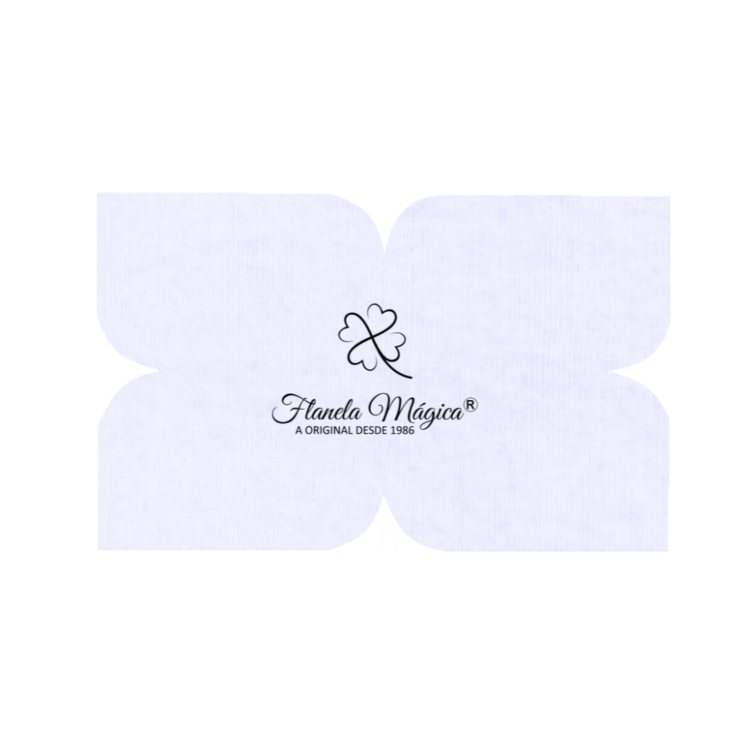 1000 unidades com Logo da Flanela Mágica® | Borboleta 10x16 cm