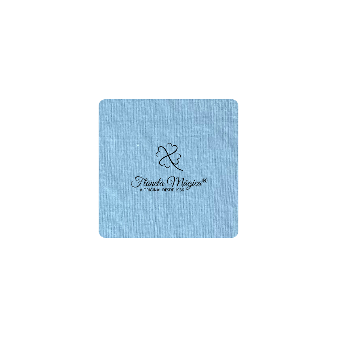 1000 unidades com Logo da Flanela Mágica® | Baby G 13x13 cm