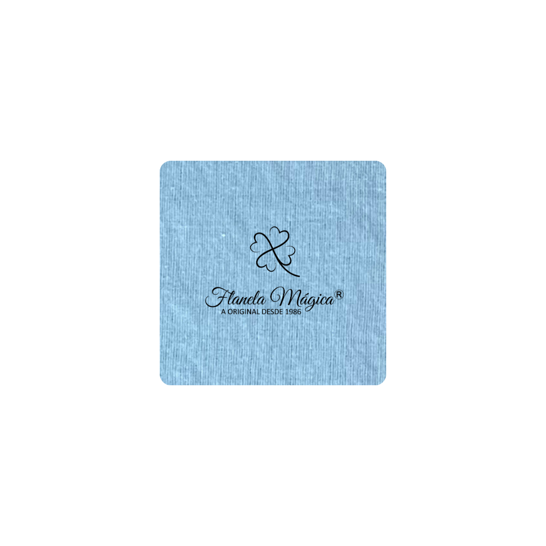 1000 unidades com Logo da Flanela Mágica® | Baby P 9x9 cm