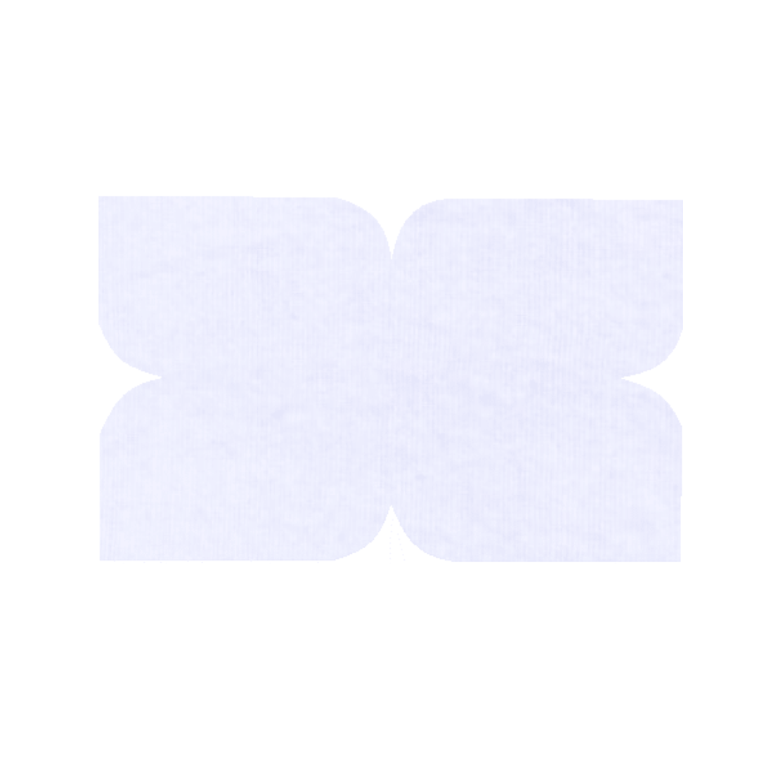 1000 unidades LISAS | Borboleta 10x16 cm