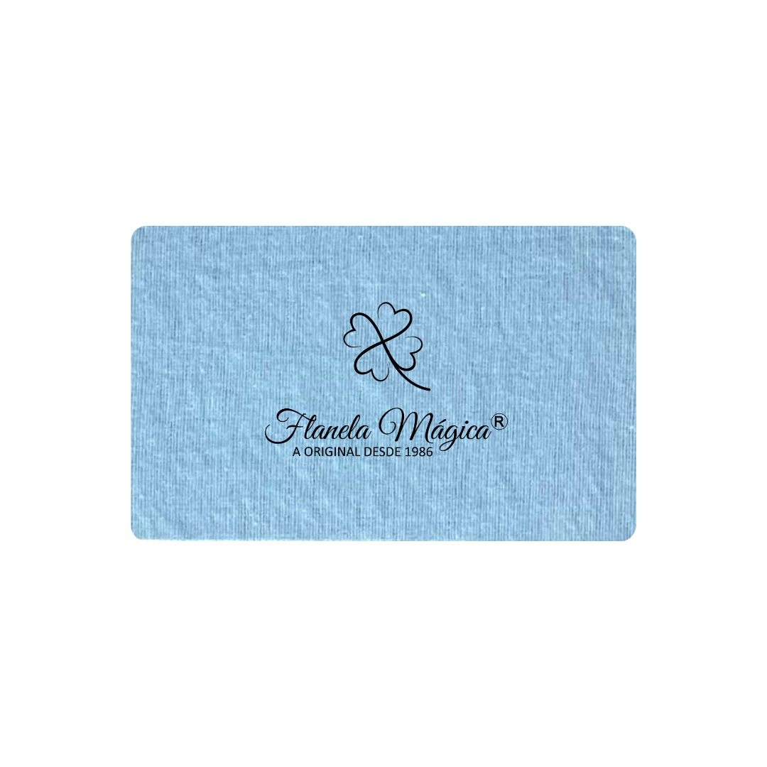 1000 unidades com Logo da Flanela Mágica® | Clássica 10x16 cm