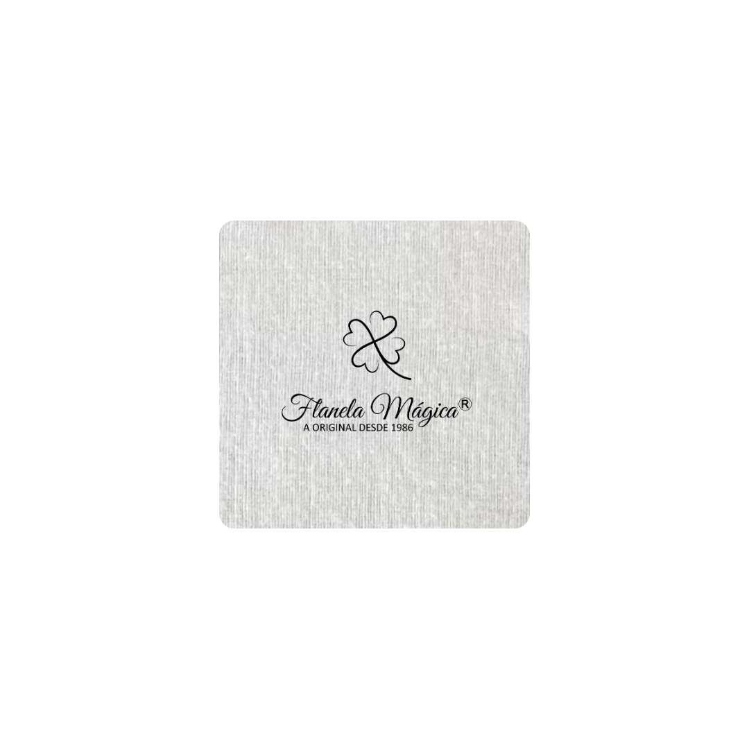 1000 unidades com Logo da Flanela Mágica® | Baby P 9x9 cm