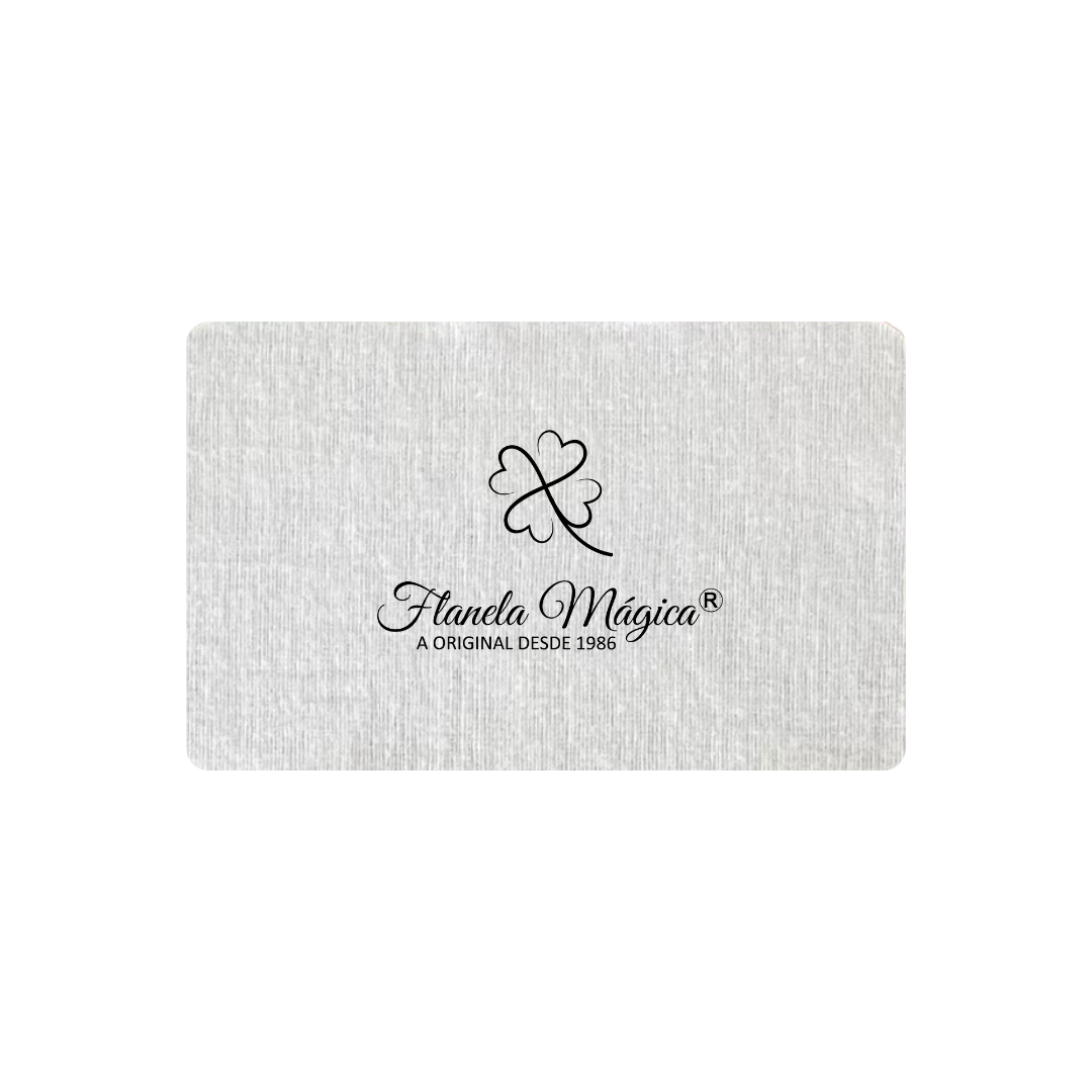 1000 unidades com Logo da Flanela Mágica® | Clássica 10x16 cm