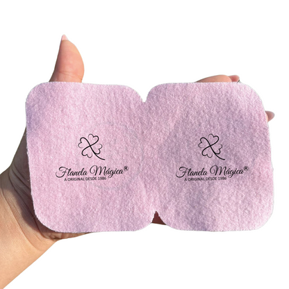250 unidades com Logo da Flanela Mágica® | Dupla 10x16 cm