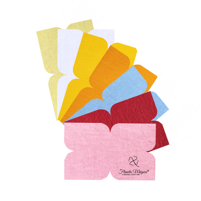 1000 unidades com Logo da Flanela Mágica® | Borboleta 10x16 cm