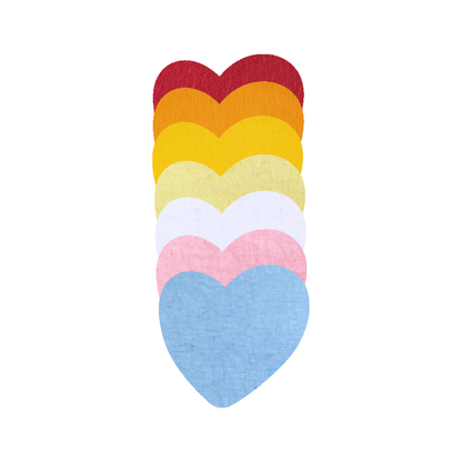 1000 unidades Personalizadas | Coração 10x9,5 cm