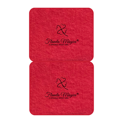 250 unidades com Logo da Flanela Mágica® | Dupla 10x16 cm