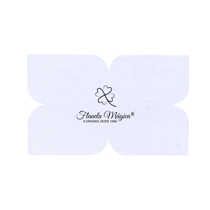1000 unidades com Logo da Flanela Mágica® | Borboleta 10x16 cm