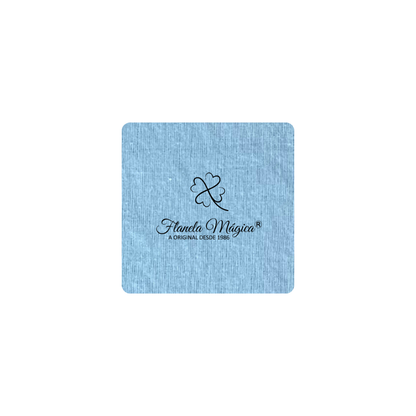 1000 unidades com Logo da Flanela Mágica® | Baby P 9x9 cm