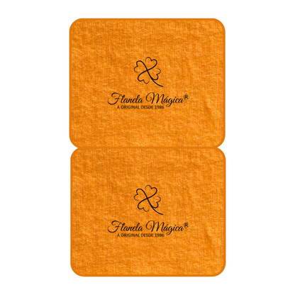 250 unidades com Logo da Flanela Mágica® | Dupla 10x16 cm