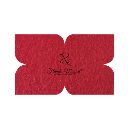 1000 unidades com Logo da Flanela Mágica® | Borboleta 10x16 cm