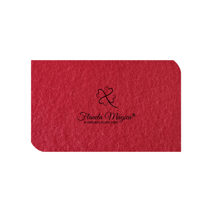 1000 unidades com Logo da Flanela Mágica® | Folha 10x16 cm